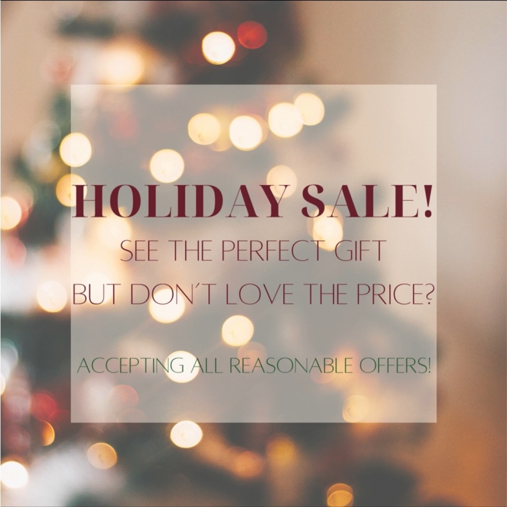 HOLIDAY SALE!!